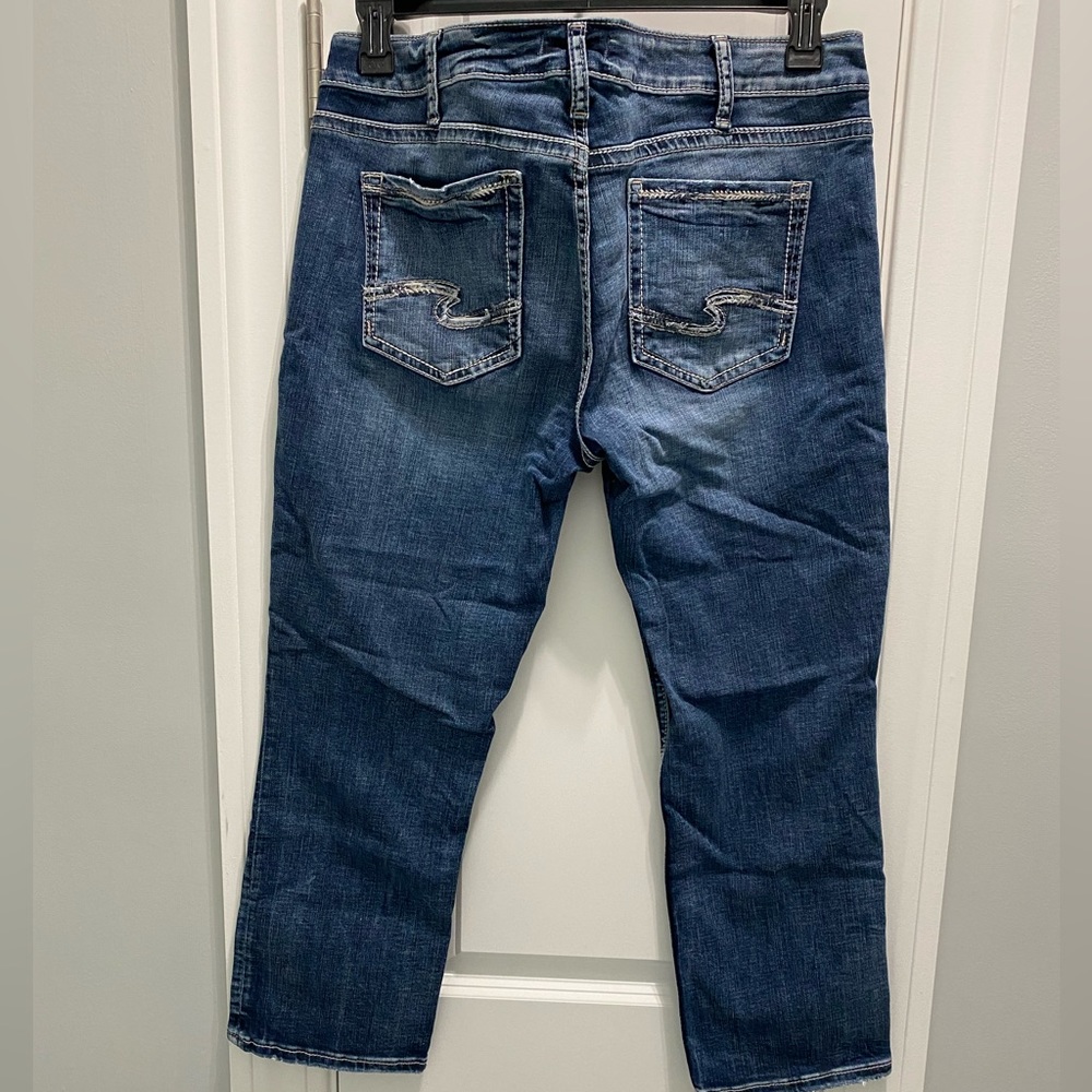 SILVER BRAND EYLSE CAPRI JEANS